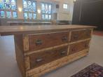 Authentieke dressoir, vintage werkbank, Ophalen, Gebruikt