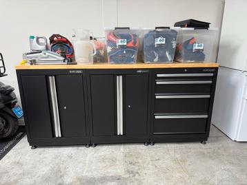 Werkbank Kraftmeister PRO - Zwart nieuw beschikbaar voor biedingen
