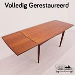 Vintage Deens design uitschuif tafel | teak eettafel 1960's, Huis en Inrichting, Tafels | Eettafels, Ophalen of Verzenden, Zo goed als nieuw