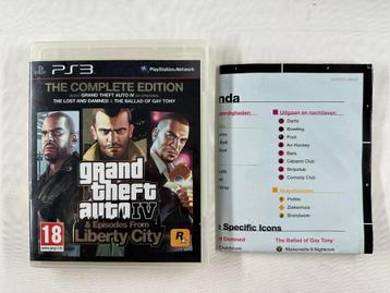GTA Grand Theft Auto IV The Complete Edition + poster - PS3 beschikbaar voor biedingen