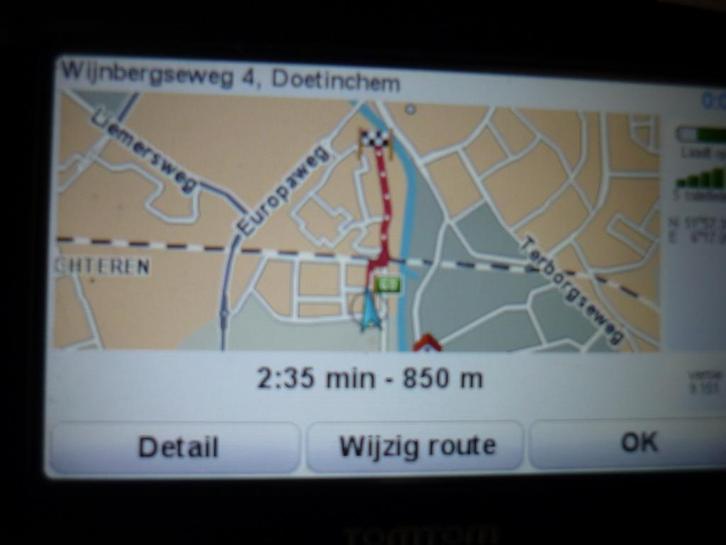 Fiets/bromfiets navigatie nooit meer zoeken bijna graties, Fietsen en Brommers, Fietsaccessoires | Fietscomputers, Gebruikt, Ophalen of Verzenden