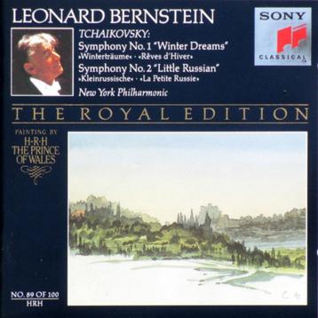 TCHAIKOVSKY Symphony no. 1 & 2 CD BERNSTEIN SONY beschikbaar voor biedingen