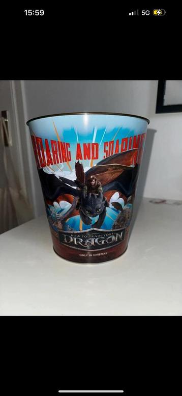 How to train your dragon popcorn bucket beschikbaar voor biedingen