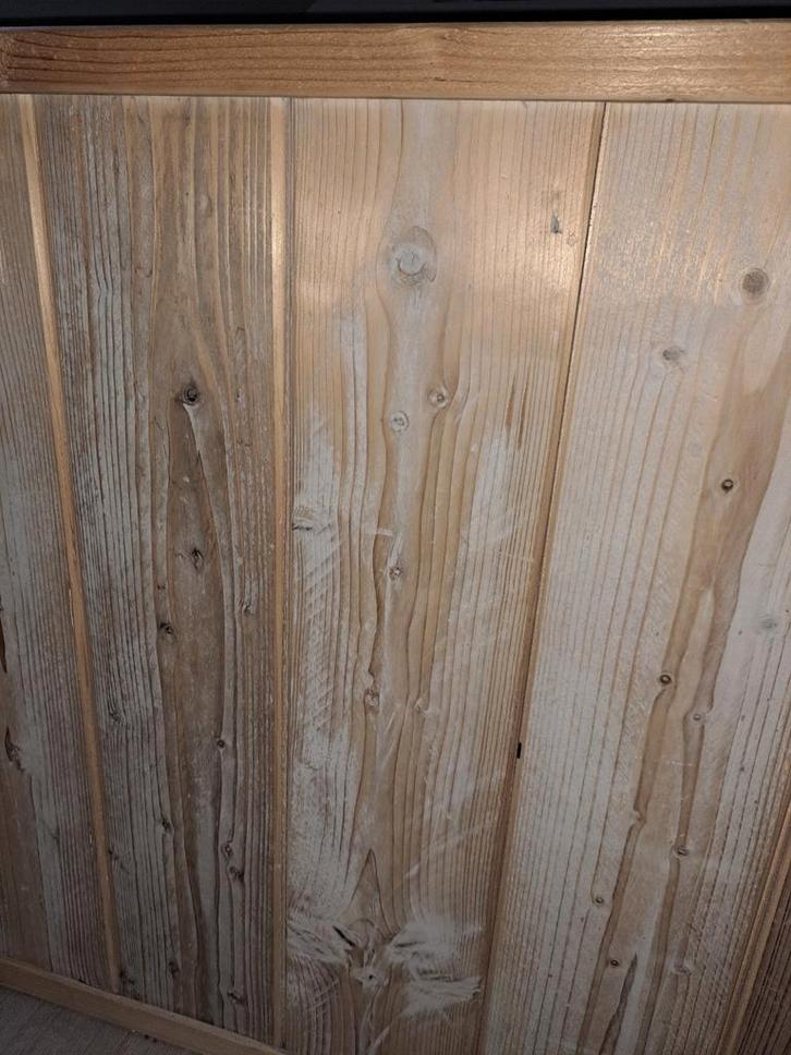 Steigerhouten bed met logeerlade, Kinderen en Baby's, Kinderkamer | Bedden, Gebruikt, 180 cm of meer, Matras, Ophalen