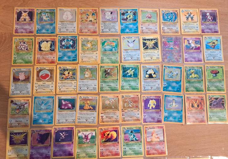Tcg Pokemon Kaarten Holo Base, Jungle & Fossil, Hobby en Vrije tijd, Verzamelkaartspellen | Pokémon, Meerdere kaarten, Ophalen of Verzenden