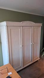 Grenen kledingkast met kuif, Ophalen, Gebruikt, 170 cm of meer