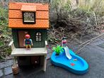 Playmobil huis met zwembad, Kinderen en Baby's, Speelgoed | Buiten | Speeltoestellen, Ophalen of Verzenden, Zo goed als nieuw