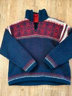 Vintage Noorse Trui Blauw/Rood, Kleding | Heren, Truien en Vesten, Maat 52/54 (L), Onbekend, Blauw, Ophalen of Verzenden