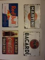 Metalen bordje te koop   mancave wandbord bordjes, Verzamelen, Ophalen of Verzenden, Nieuw, Reclamebord, Plaat of Schild, Overige merken