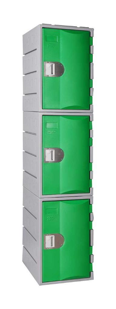 3 vaks HUFTERPROOF kunststof lockerkast, Huis en Inrichting, Kasten | Lockerkasten, Nieuw, Ophalen of Verzenden