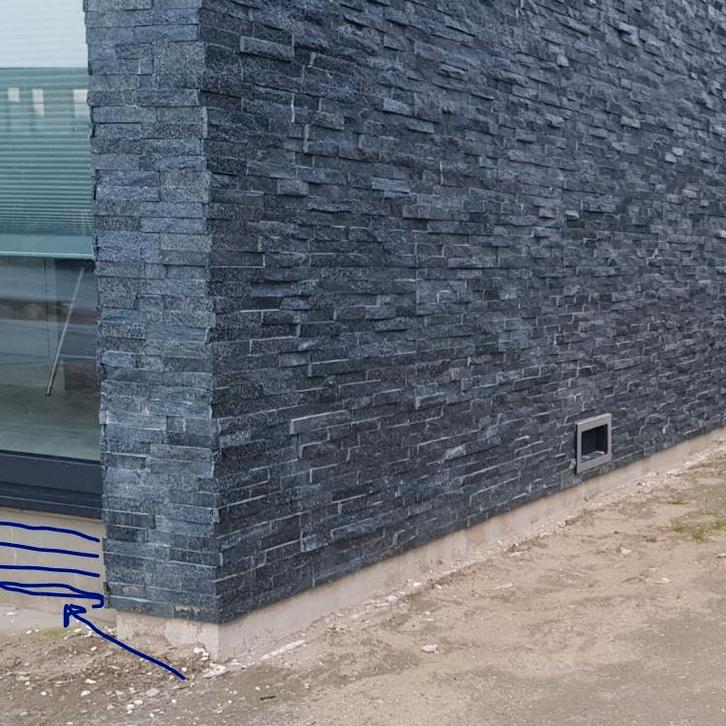 PRIJSKNALLER steenstrips Himalaya Black Kwartsiet breukruw, Tuin en Terras, Grind, Keien en Split, Nieuw, Split, Ophalen