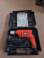 Black & Decker Klopboormachine met Koffer, Ophalen of Verzenden, Gebruikt, Boormachine, Variabele snelheid