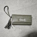 Supertrash Grijze Clutch Portemonnee Krokodillenprint, Sieraden, Tassen en Uiterlijk, Ophalen of Verzenden, Nieuw, Grijs, Overige merken