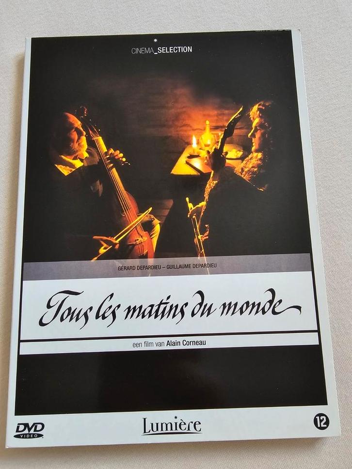 Dvd tous les matins du monde - lumiere, Cd's en Dvd's, Dvd's | Filmhuis, Frankrijk, Alle leeftijden, Ophalen of Verzenden