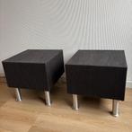 Twee x M-Line nachtkastje / tafeltje, Overige materialen, Minder dan 55 cm, Vierkant, Zo goed als nieuw