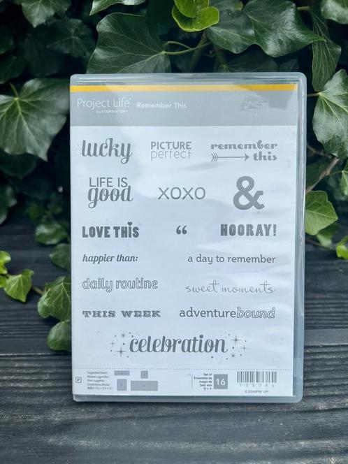 Stampin’ Up! Remember This, Hobby en Vrije tijd, Kaarten | Zelfgemaakt, Zo goed als nieuw, Overige thema's, Ophalen of Verzenden