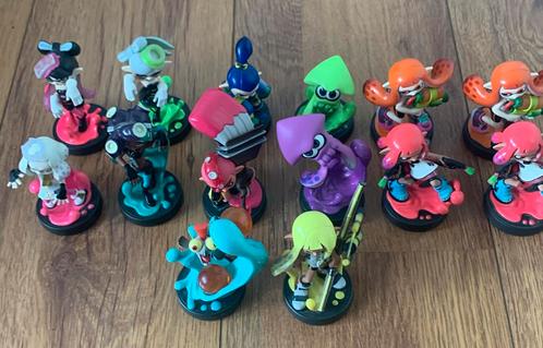 Splatoon Amiibo poppetjes, Verzamelen, Poppetjes en Figuurtjes, Zo goed als nieuw, Ophalen of Verzenden