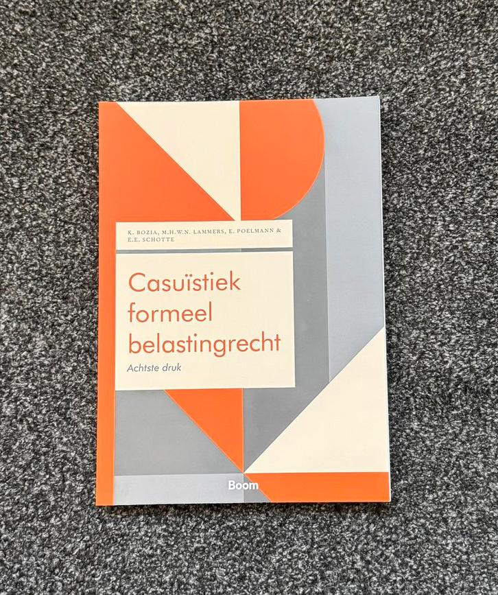 Casuïstiek formeel belastingrecht, Boeken, Studieboeken en Cursussen, Zo goed als nieuw, WO, Ophalen of Verzenden