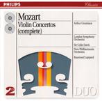 MOZART Violin concertos 2 - CD GRUMIAUX PHILIPS DUO, Gebruikt, Boxset, Ophalen of Verzenden, Classicisme