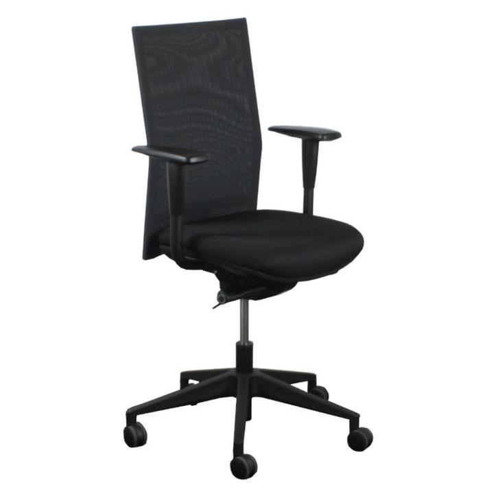 MN Venus Bureaustoel Zwart Zwart Netweave, Huis en Inrichting, Bureaustoelen, Ophalen of Verzenden