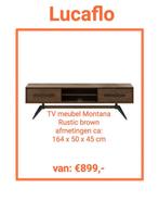 Showmodel TV meubel, wandkast Montana UITVERKOOP van €899,-, Huis en Inrichting, Nieuw, 150 tot 200 cm, Minder dan 100 cm, 25 tot 50 cm