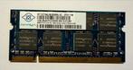Nanya 1GB DDR2 geheugenmodule - 2x, Computers en Software, RAM geheugen, Ophalen of Verzenden, DDR2, Laptop, Gebruikt