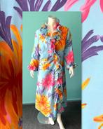 Vintage originele jaren 70 peignoir lichtblauw maat L, Kleding | Dames, Verzenden, Gedragen, Maat 38/40 (M)