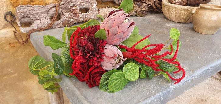 Fraaie toef, boeket van goede kwaliteit kunstbloemen en blad, Cd's en Dvd's, Cd's | Kerst en Sinterklaas, Zo goed als nieuw, Ophalen of Verzenden