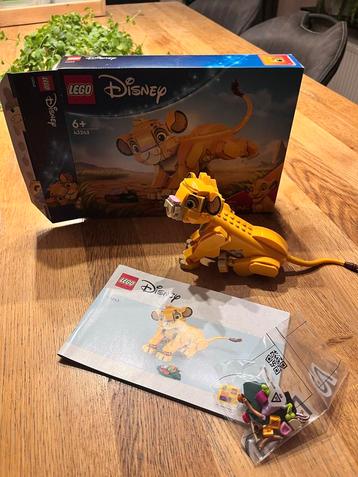 Lego Disney Simba (43243) - Complete Set! beschikbaar voor biedingen