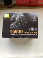 Nikon D5600 + AF-P DX 18-55mm G VR, Audio, Tv en Foto, Fotocamera's Digitaal, Ophalen of Verzenden, Spiegelreflex, Nikon, Geen optische zoom