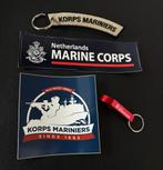 Set Korps Mariniers accessoires, Ophalen of Verzenden, Marine, Nederland, Embleem of Badge