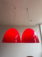 Design lamp merk:  Ilu  Design rood glas, Huis en Inrichting, Lampen | Hanglampen, Ophalen, Zo goed als nieuw, Glas, Minder dan 50 cm