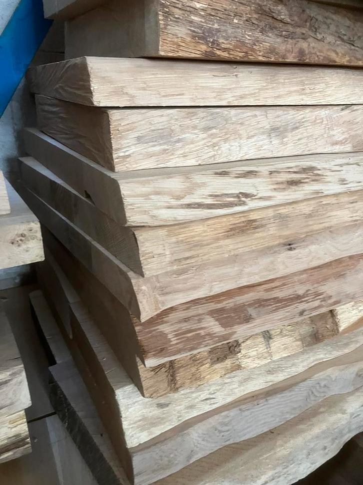 Wastafelblad wc blad  eiken massief op maat en  voorraad, Huis en Inrichting, Badkamer | Badkamermeubels, Nieuw, Minder dan 100 cm