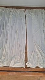 Gordijnen cremewit 2x 140x290 cm, Huis en Inrichting, Ophalen, Gebruikt, 100 tot 150 cm, 200 cm of meer