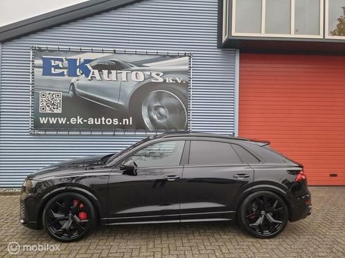 Audi RS Q8 4.0 TFSI RS Q8 quattro 601pk. Black/black Vol !, Auto's, Audi, Bedrijf, Te koop, RSQ8, 360° camera, 4x4, ABS, Achteruitrijcamera