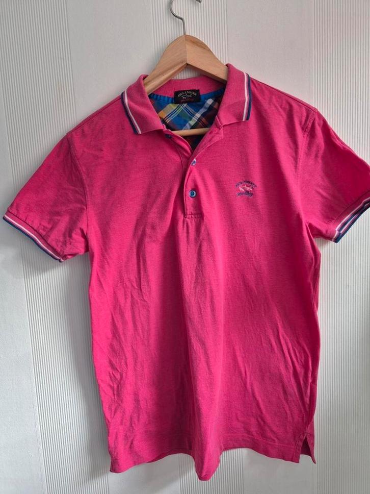 Felroze polo van Paul & Shark, maat M, Kleding | Heren, Polo's, Gedragen, Maat 48/50 (M), Ophalen of Verzenden