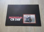 Honda CB 750 F brochure folder 1981 ?, Ophalen of Verzenden, Honda