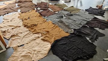 7 mooie warme kleuren suède leer alles in 1 verkoop beschikbaar voor biedingen
