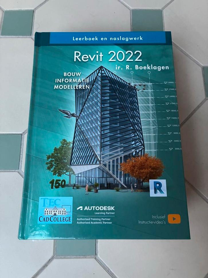 Revit 2022 Leerboek en Naslagwerk, Boeken, Techniek, Nieuw, Bouwkunde, Ophalen