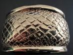 Dyrberg/Kern chunky armband goudkleur slangenprint BOHO CHIC, Sieraden, Tassen en Uiterlijk, Armbanden, Verzenden, Zo goed als nieuw