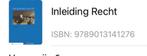 inleiding recht, Boeken, Ophalen of Verzenden, Alpha, Zo goed als nieuw, WO