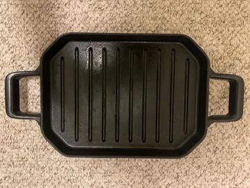Gietijzeren grillpan  beschikbaar voor biedingen