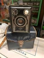 Antieke Agfa Synchro Box Camera met Tas, Audio, Tv en Foto, Fotocamera's Analoog, Ophalen of Verzenden, Gebruikt, Compact, Overige Merken