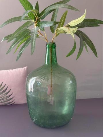 Grote gistfles groen brocante decoratie Arnhem beschikbaar voor biedingen