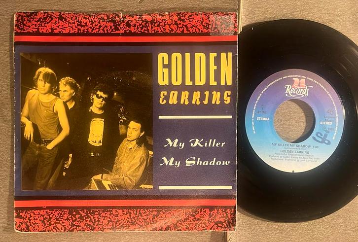 Golden Earring - My killer, my shadow 7” NL 1988, Cd's en Dvd's, Vinyl Singles, Gebruikt, Rock en Metal, Ophalen of Verzenden