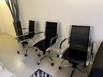 4x Sitland Hera Vergaderstoelen Zwart Mesh, Ophalen, Gebruikt, Zwart, Design Modern