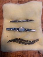 Drie. Antieke broches spelden zilver, Ophalen of Verzenden, Zo goed als nieuw, Zilver