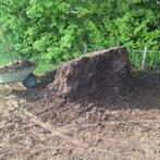 dekaarde champignoncompost, Ophalen