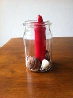 Antieke Weckfles met Deksel als Windlicht/Bewaarpot/Weckfles, Antiek en Kunst, Ophalen of Verzenden