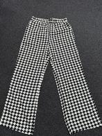 Zwart creme pied de poule print broek maat M Sister point, Maat 38/40 (M), Zwart, Sisters Point, Nieuw